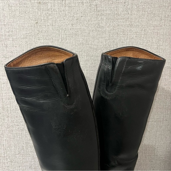 Women's Black Riding Boots - Picture 8 of 13